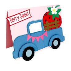 Truck with Strawberry A2 Card