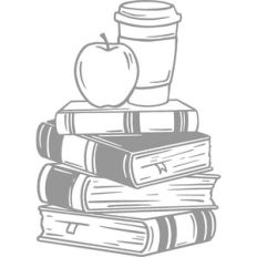 books with apple and coffee
