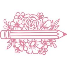 floral pencil