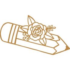 floral pencil
