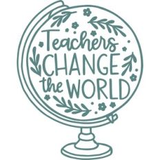 teachers change the world globe