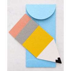 pencil card and envelope