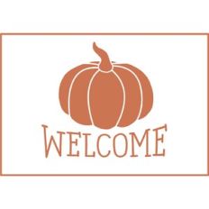 Pumpkin Welcome Mat