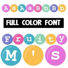 Fruity M's Color Font