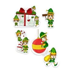 Christmas Elves Stickers