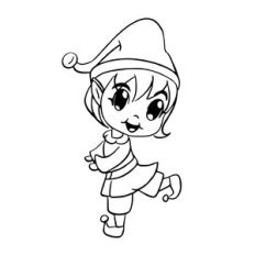 Cute Chibi Christmas Elf
