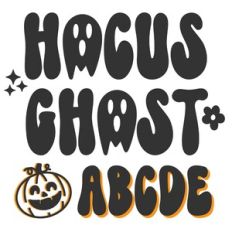 BFC Hocus Ghost Cute Retro Halloween Font