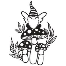 mushroom fairy gnome