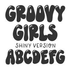BFC Groovy Girls Shiny Retro Font