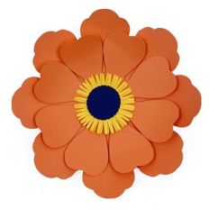 3D Poppy Flower