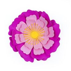 3D Peony Flower