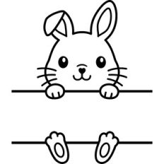 Bunny Split Monogram