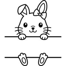 Bunny Split Monogram