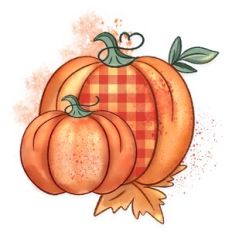Pumpkins with pumpkin spice