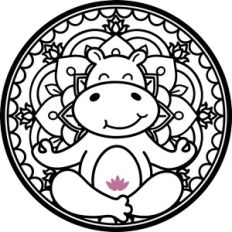 Yoga Mandala Hippo