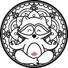 Mandala Yoga Raccoon
