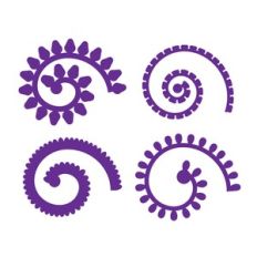 Rolled Flower, 3D Paper Flower Template