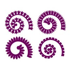 Rolled Flower, 3D Paper Flower Template