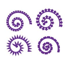 Rolled Flower, 3D Paper Flower Template