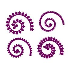 Rolled Flower, 3D Paper Flower Template