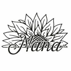 Nana Sunflower Word