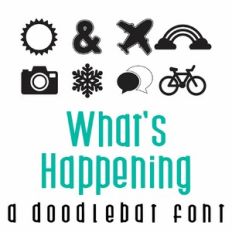 What's Happening Doodlebat Font