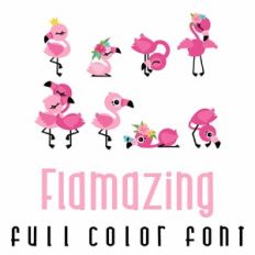 Flamazing Full Color Font