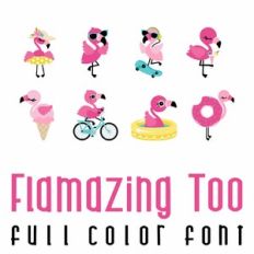 Flamazing Too Full Color Font