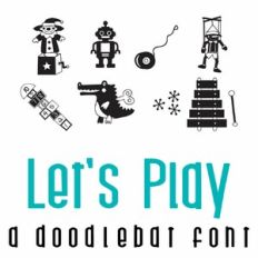 Let's Play Doodlebat Font
