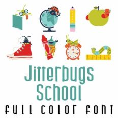 Jitterbugs School Full Color Font