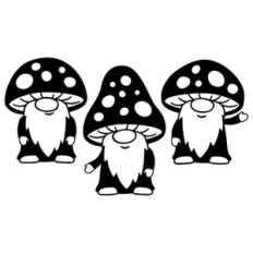 mushroom hat gnomes