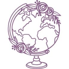 floral globe