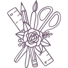floral school supplies