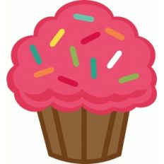 pink sprinkled cupcake