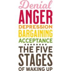 the five stages of waking up