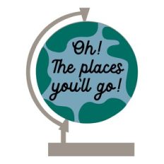 Oh! The Places You'll Go Globe SVG