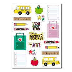 School Sticker Sheet