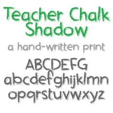 ZP Teacher Chalk Shadow