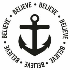 Believe Anchor Word Circle