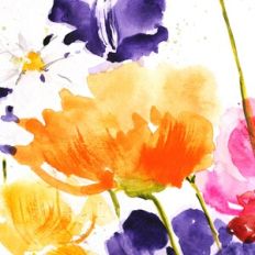 Watercolor Floral Painting