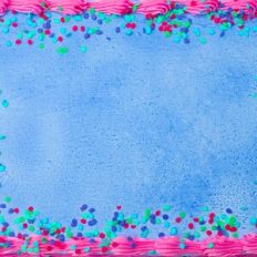 Happy Birthday Cake Background