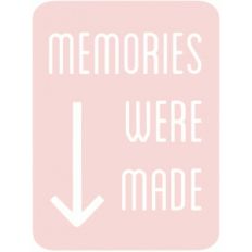 memories were made 3x4 life card