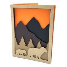 bears in the wood card