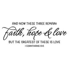 faith hope and love
