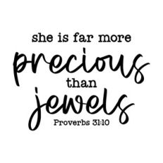 she is far more precious than jewels