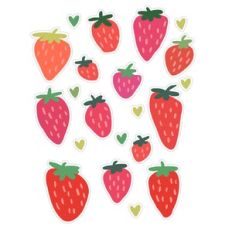 Sticker Sheet Strawberries