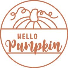 Hello Pumpkin Circle