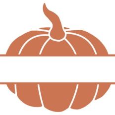 Pumpkin Monogram Sign