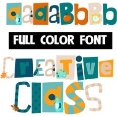 Creative Class Color Font