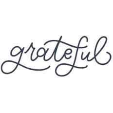 grateful lettering